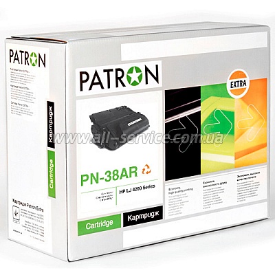 КАРТРИДЖ HP LJ Q1338A (PN-38AR) PATRON Extra КАРТРИДЖ HP LJ Q1338A (PN-38AR) PATRON Extra