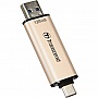  128GB Transcend JetFlash 930C USB 3.2 / Type-C Gold-Black (TS128GJF930C)