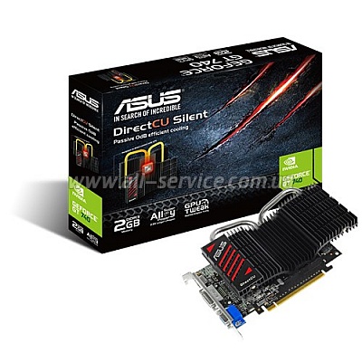  ASUS GeForce GT740 2GB DDR3 DirectCU Silent (GT740-DCSL-2GD3)