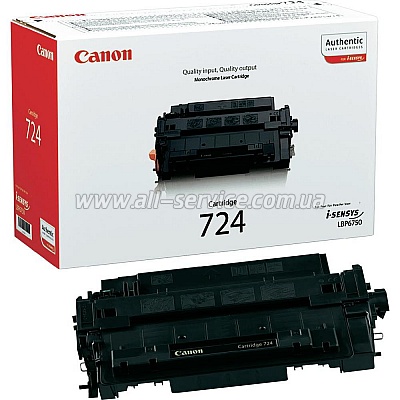  Canon 724 LBP-6750dn black (3481B002)