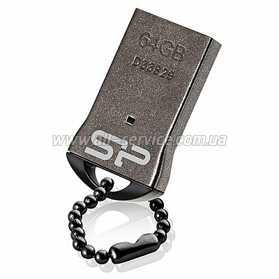  Silicon Power 64GB USB Touch T01 Black + chain (SP064GBUF2T01V1K)