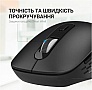  OfficePro M230B Silent Click Wireless/Bluetooth Black (M230B)