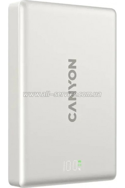 ������� ������������� Canyon 10000mAh OnPower 511 PD 20W Magnetic MagSafe Grey (CNS-CPB511G)