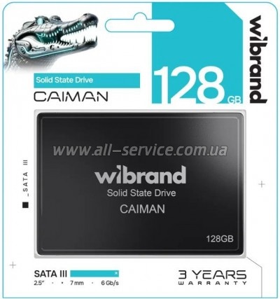  SSD 2.5" 128GB Caiman Wibrand (WI2.5SSD/CA128GBST)