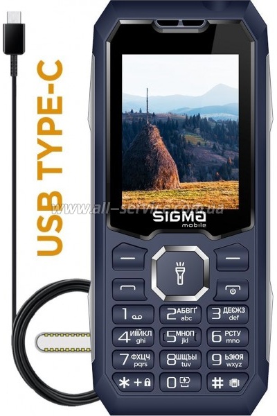 �������� ������� Sigma X-style 341 BRO Type-C Blue (4827798368428)