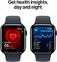 - Apple Watch SE 2024 GPS 44mm Midnight Aluminium Case with Midnight Sport Band - S/M (MXEJ3QH/A)