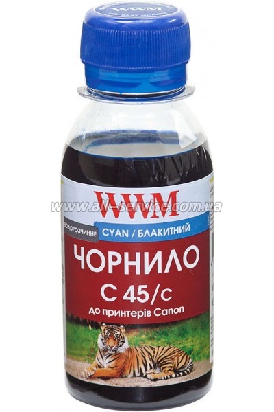  WWM  Canon CL-441/ CL-446/ CLI-451C 100 Cyan  (C45/C-2)