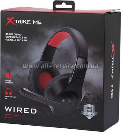 �������� Xtrike ME HP-312 XBOX/PS/PC Black/Rad (HP-312)