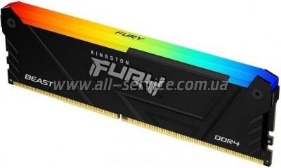     DDR4 16GB 3200 MHz Beast RGB Kingston Fury (ex.HyperX) (KF432C16BB12A/16)
