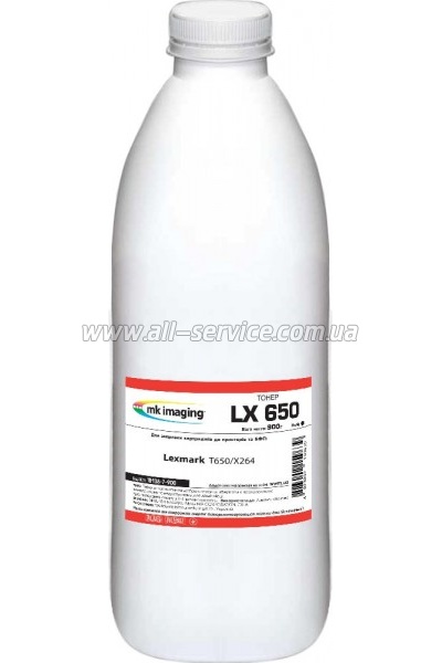 Тонер Mitsubishi Lexmark T650/ X264 бутль 900г (TB138-7-900) Тонер Mitsubishi Lexmark T650/ X264 бутль 900г (TB138-7-900)