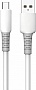 ���� ������ USB 2.0 AM to USB-C 1.0m 3A liquid silicone white ColorWay (CW-CBUC093-WT)