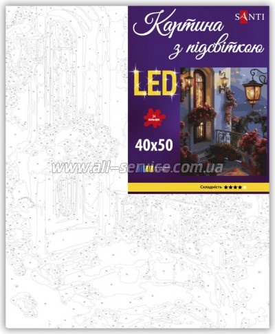 ������� �� ������� Santi "���� �� �������" 40*50�� LED (956656)