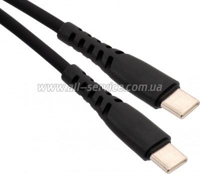 ���� ������ USB-C to USB-C 2.0m 240W Chip Silicon Black Vinga (VCDCCC2242SB)