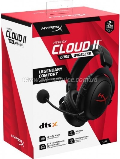  HyperX Cloud II Core Wireless Black (6Y2G8AA)
