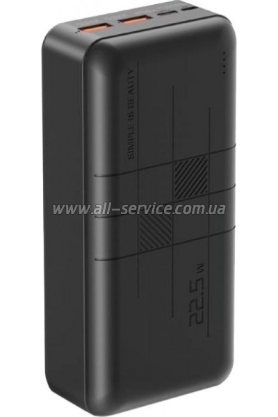 ������� ������������� XO 30000mAh PD/ 20W Black (XO-PR189B / 29189)