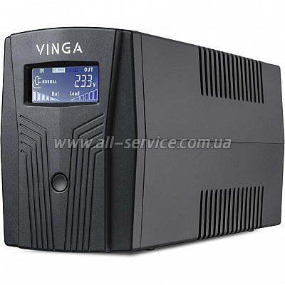  Vinga LCD 600VA plastic case (VPC-600P)