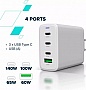 �������� ������� Canyon CU140ACC GaN 150W 3xPD 1xQC EU White (CNS-CUW140ACC)