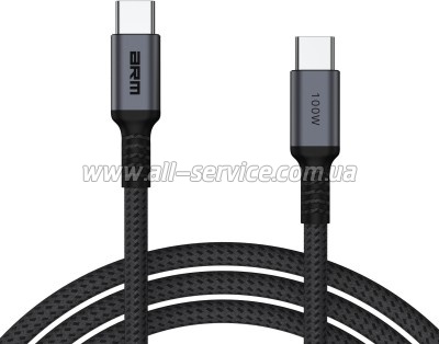 ���� ������ USB-C to USB-C 2.0m PD 100W black-grey Armorstandart (ARM69371)