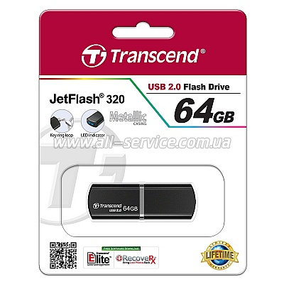  64GB Transcend JetFlash 320 (TS64GJF320K)