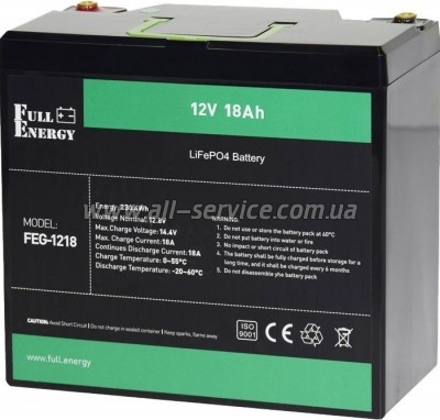 ������� LiFePo4 Full Energy 12V 18Ah FEG-1218 (FEG-1218)