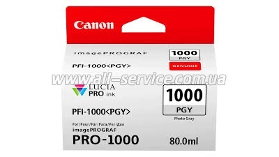  Canon PFI-1000PGY Photo Grey (0553C001)