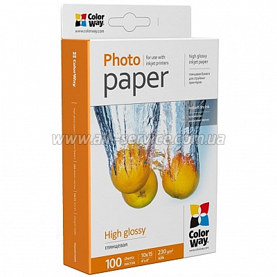  ColorWay 10x15 230 glossy 100 OEM (PG2301004R)