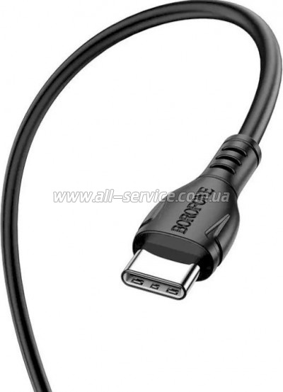 ���� ������ USB-C to USB-C 1.0m 60W Triumph BX51 black BOROFONE (6931474751669)