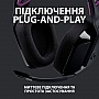  Logitech G535 Lightspeed Wireless Gaming Headset Black (981-000972)