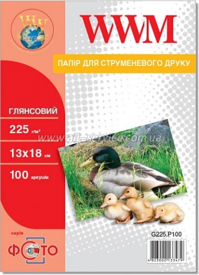  WWM Glossy 225/ 1318 100 (G225.P100)