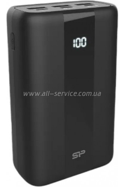   Silicon Power 30000mAh QX55, PD/ 20W Black (SP30KMAPBKQX550K)