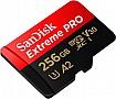   SanDisk 256GB microSDXC UHS-I U3 Extreme Pro + SD  (SDSQXCD-256G-GN6MA)