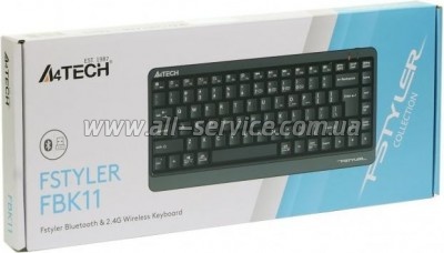  A4Tech FBK11 Wireless Grey