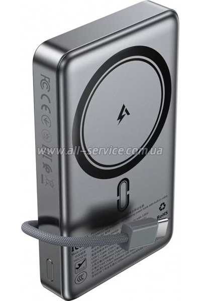 ������� ������������� Acefast Magnetic 10000mAh 22.5W PD Black (6974316284017)