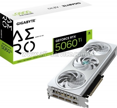  GIGABYTE GeForce RTX5060Ti 8Gb AERO OC (GV-N506TAERO OC-8GD)