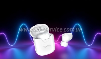 �������� Tecno Minipods M1 Mono White (4895180759475)