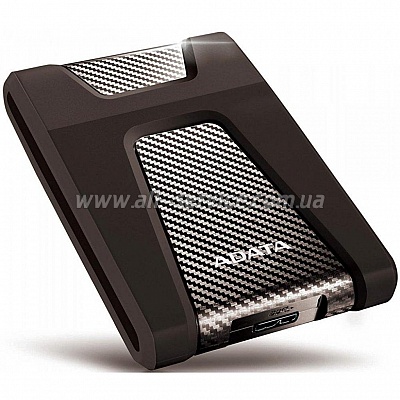  1TB ADATA HD650 2.5" USB 3.1 Durable Black (AHD650-2TU31-CBK)