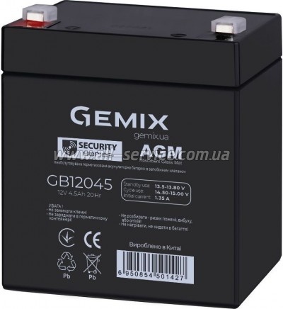 �������������� ������� � ��� Gemix GB 12V 4.5Ah (GB12045)