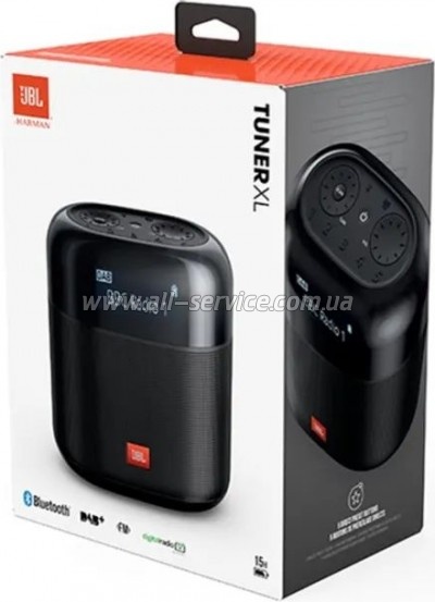   JBL Tuner XL FM Black (JBLTUNERXLBLKEUNA)