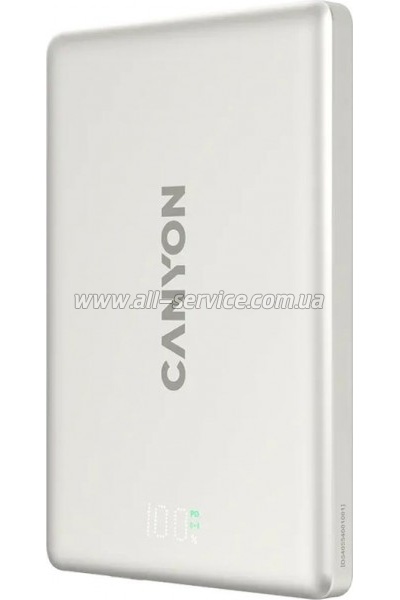 ������� ������������� Canyon 5000mAh OnPower 500 PD 20W Magnetic MagSafe Grey (CNS-CPB500G)
