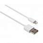   USB 2.0 AM to Lightning PVC 1m white Vinga (VCPDCL1W)