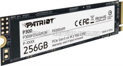 SSD  PATRIOT M.2 P300 256GB (P300P256GM28)