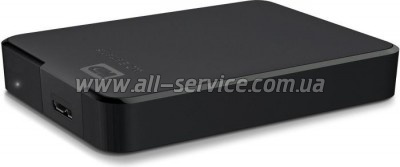  4TB WESTERN DIGITAL Elements Portable USB 3.0 Colour Black (WDBU6Y0040BBK-WESN)