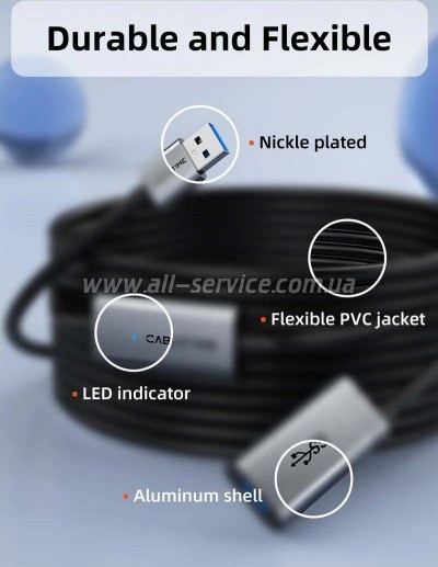 ���� ������ USB 3.0 AM/AF 20.0m active Cabletime (CA915194)