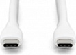���� ������ USB-C to USB-C 1.0m USB 2.0 60W silicone white Digitus (AK-300341-010-W)