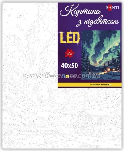 ������� �� ������� Santi "ϳ������ �����" 40*50�� LED (956655)