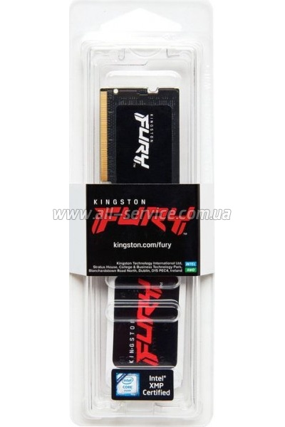     SoDIMM DDR5 32GB 5600 MHz Impact Kingston Fury (ex.HyperX) (KF556S40IB-32)