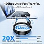 ���� ������ USB 3.2 AM/AF 2.0m 10Gbps PVC black Vention (CBOBH)