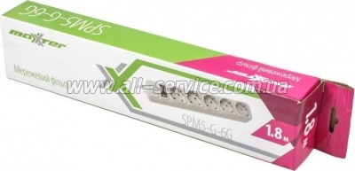 ������� ������ Maxxter �����, 1.8 �, 5 ������� (SPM5-G-6G)