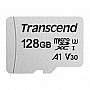   Transcend 128GB microSDXC C10 UHS-I U3 A2 + SD  (TS128GUSD340S)