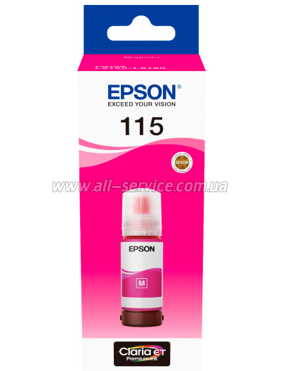  Epson 115 EcoTank L8160/ L8180 Magenta (C13T07D34A)